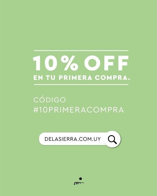 Código #10PrimeraCompra - 10% off en Primera Compra