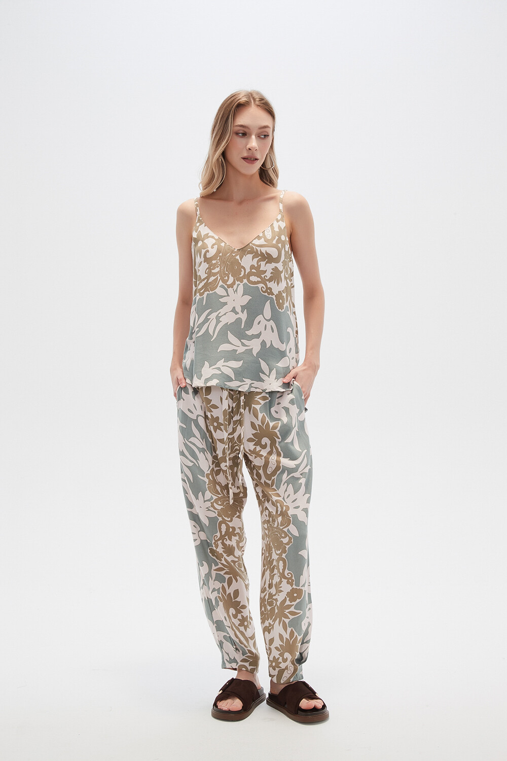 Musculosa Vainilla Estampado 1