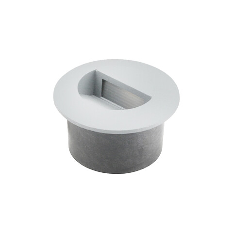 Emb. pared red bco 2W cálida IP65 220v 140lm 90° ZU0287