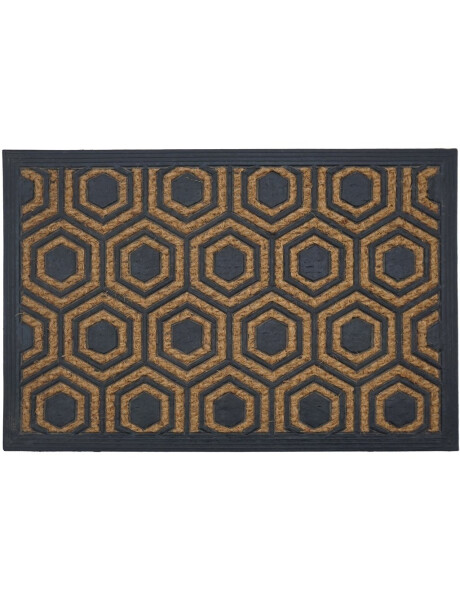 FELPUDO COCO/GOMA 40X60CM H.1CM HEXAGONO FELPUDO COCO/GOMA 40X60CM H.1CM HEXAGONO
