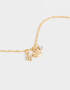 Cadena Corta con Dije De inicial Cadena Corta Con Dije De Inicial "m" - Dorado
