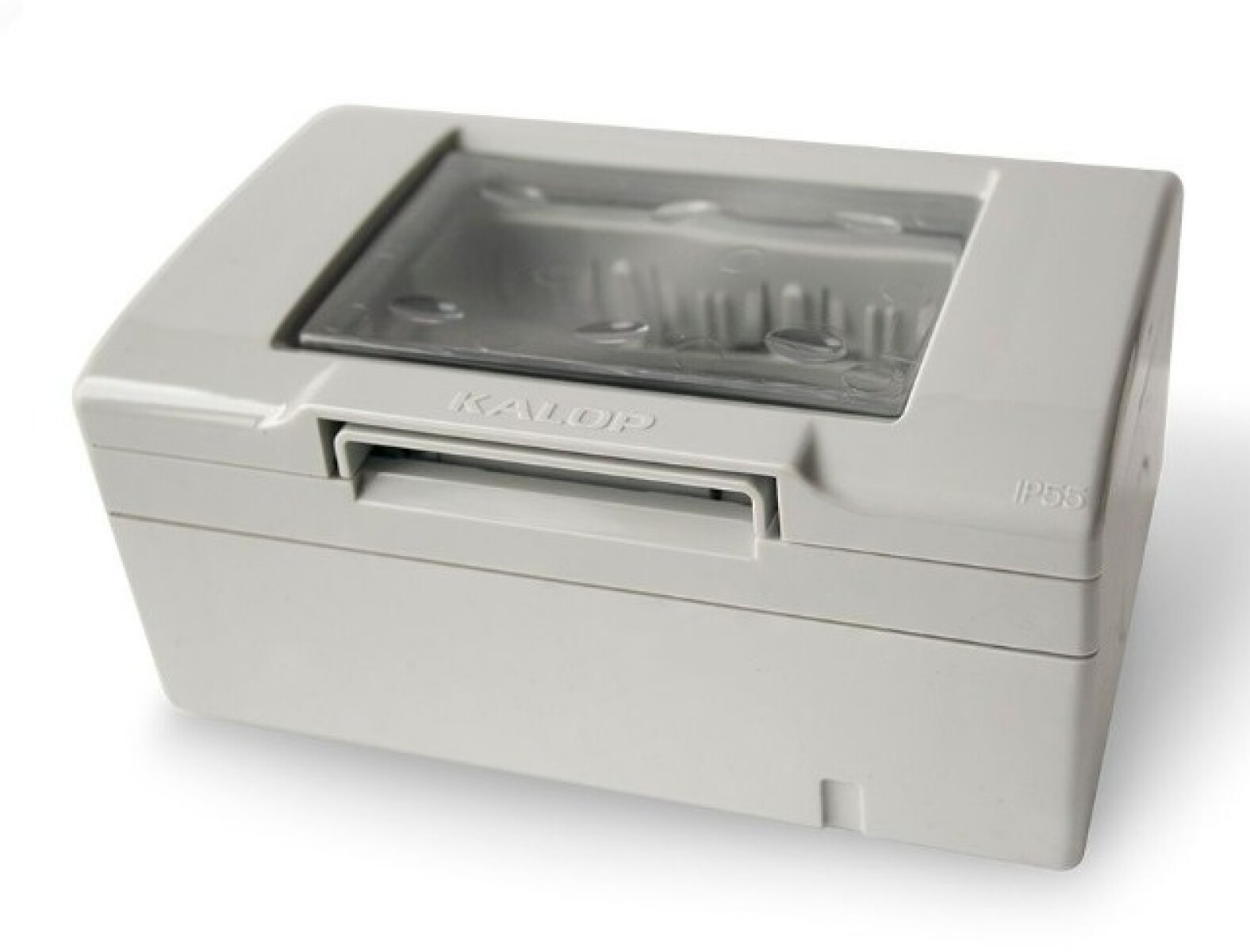 CAJA 3 MODULOS IP55 C/ MEMBRANA MOD. SIGMA GRIS 