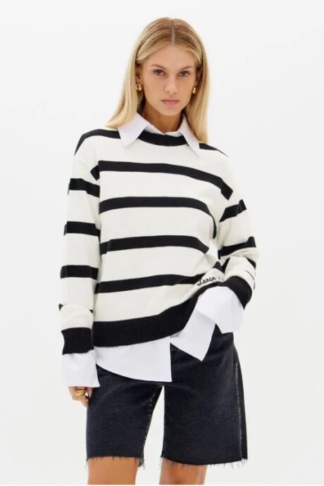 Buzo manga larga Córcega Blanco