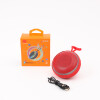 Parlante portatil bluetooth JRPOP de bolsillo con luces Rojo Parlante portatil bluetooth JRPOP de bolsillo con luces Rojo