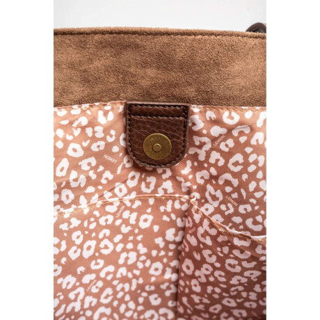 Travel Bag Gamuza Vegana Marrón