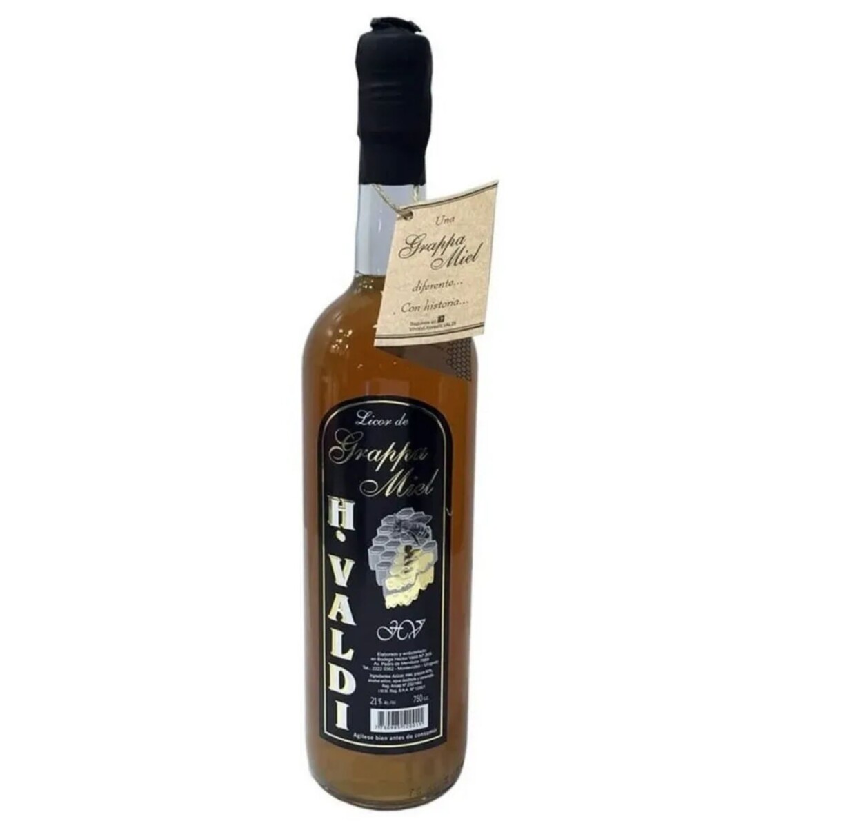 Grappa Miel Valdi 750 ml 