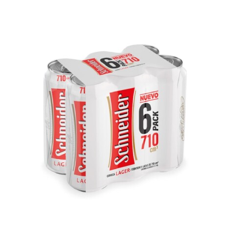 Pack X6 Latas de Cerveza Schneider 710 Ml 001