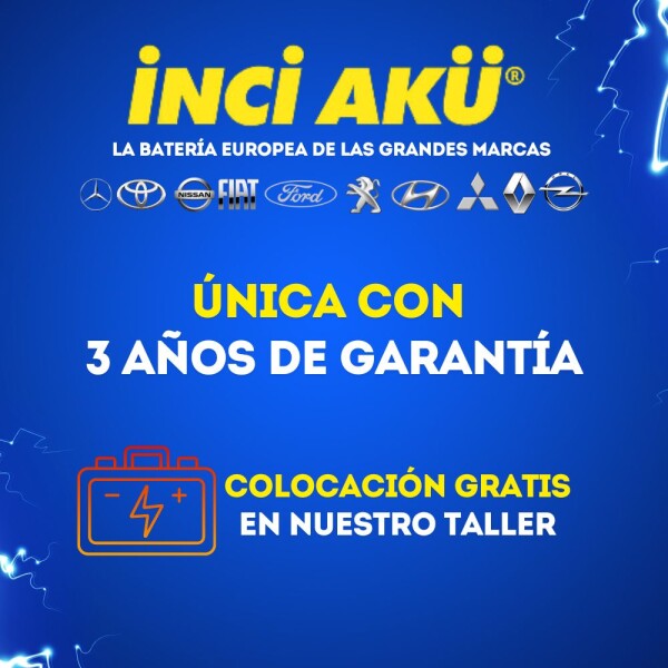 BATERIA INCI AKÜ 75 AMP JAPONESA DERECHA BATERIA INCI AKÜ 75 AMP JAPONESA DERECHA