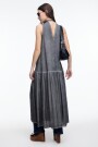 VESTIDO HALTER Gris