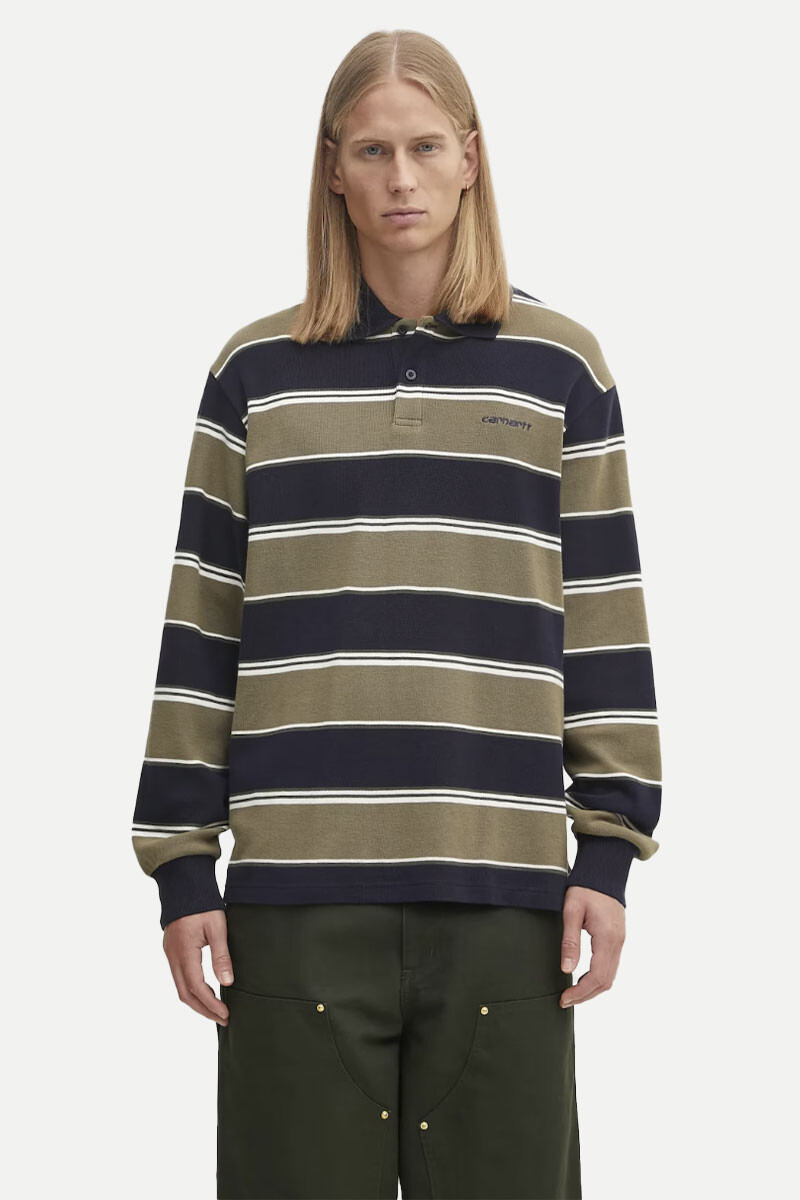 L/S Malone Rugby Shirt Mostaza