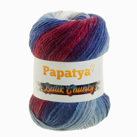 batik chunky bordo/azul
