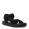 Sandalia de Niños Croco Kids MEXOR estilo teva Negro