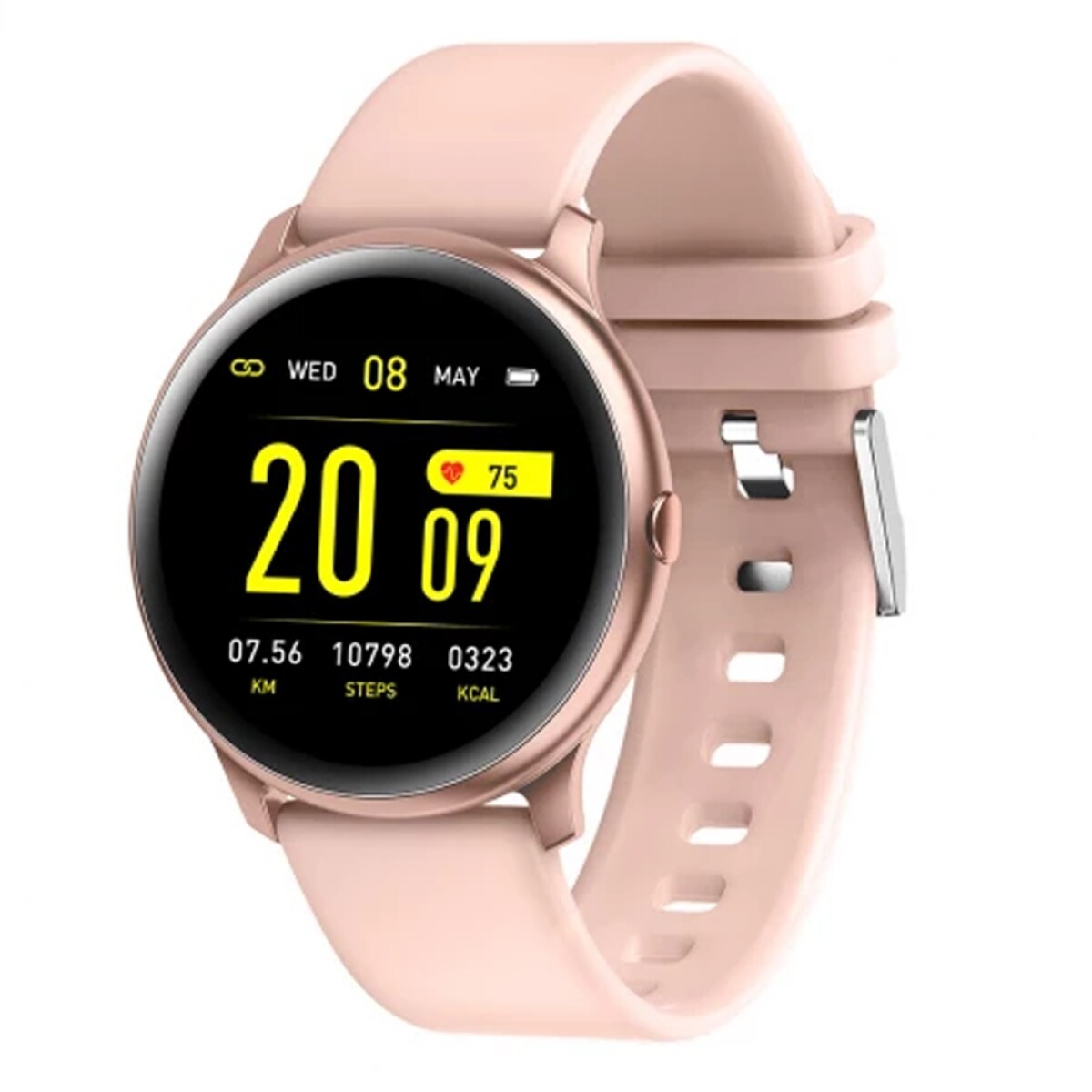 Reloj Inteligente Fitness Smartwatch Pulsaciones KW19PRO - Rosa 