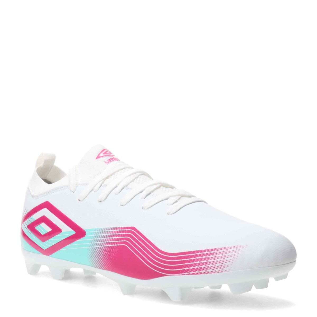 Championes de Fútbol Hombre Umbro Vibe HG Umbro - Blanco - Rosado 