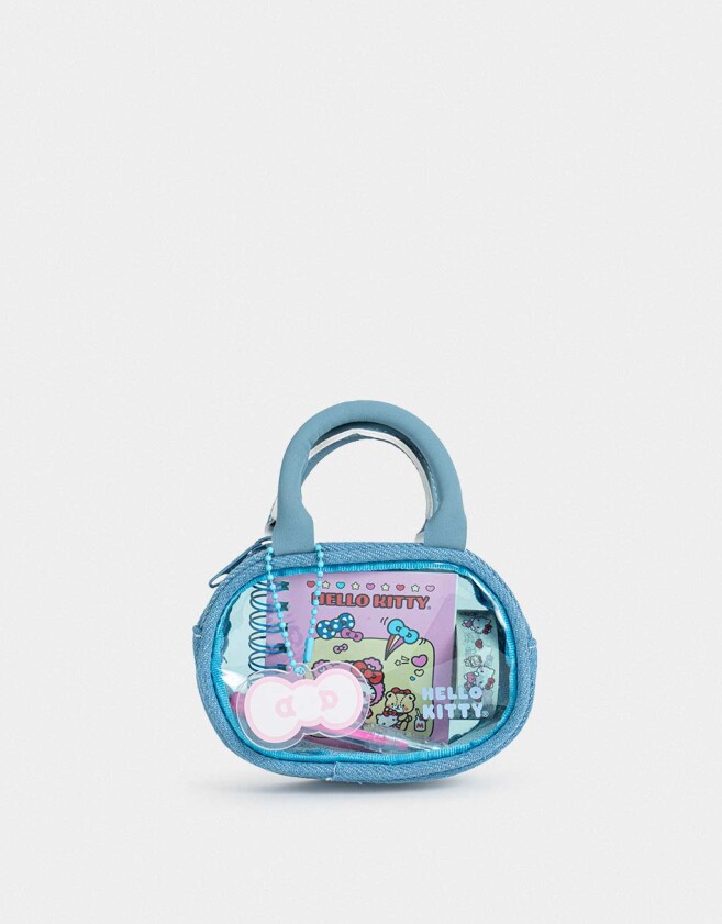 Librería Sets Set De Librería Mini Carterita Hello Kitty Kawaii - Azul Gastado