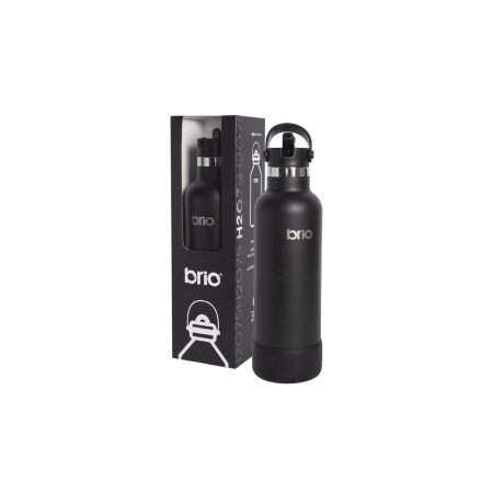 BOTELLA TERMICA 750ML BRIO NEGRO