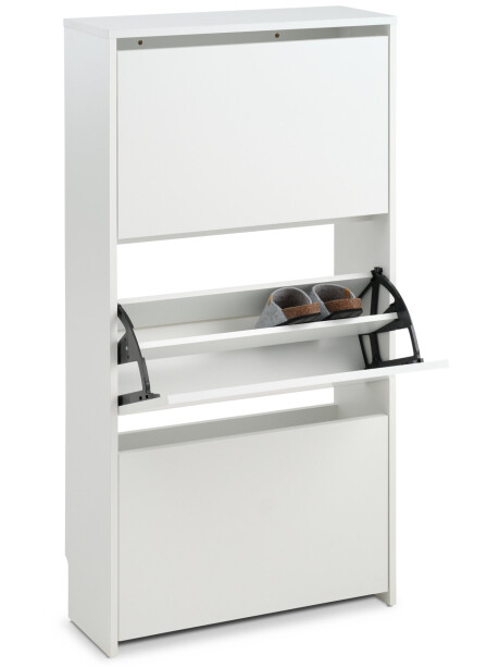 Zapatero BAKHUSE 3 compartimentos blanco Zapatero BAKHUSE 3 compartimentos blanco