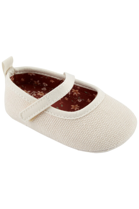 Guillerminas con velcro, blancas Sin color