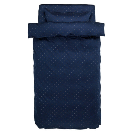 Juego sábana y funda nórdica STELLA satén 155x220 Azul