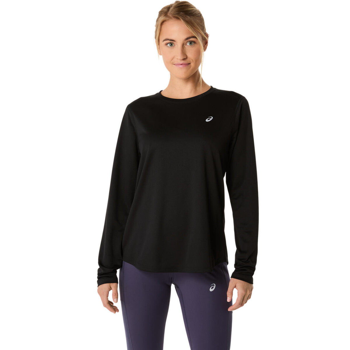 Polo Running Asics Silver LS Top Mujer 