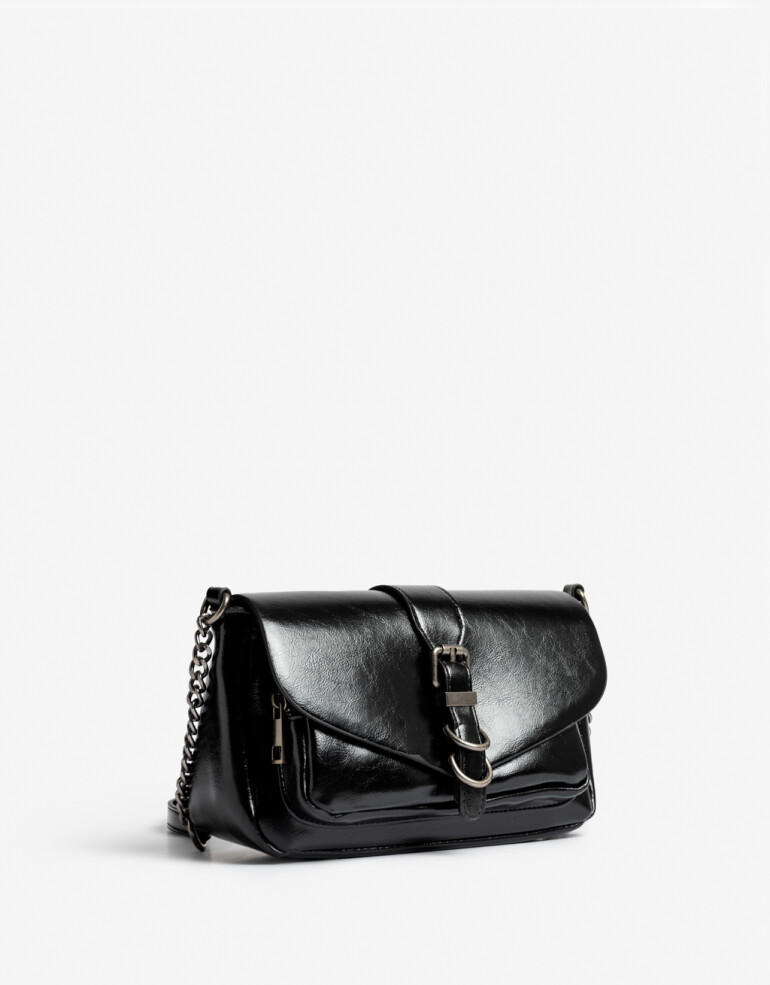 Bandoleras Cartera Formato Bandolera Negro - Negro