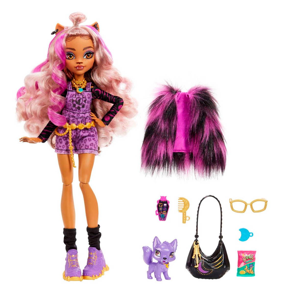 Muñeca Monster High 18cm Articulada + Accesorios - Claw 