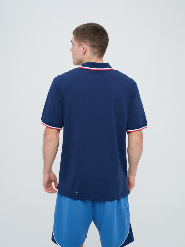 REMERA POLO CORE Nacional Hombre Azul Marino