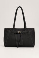 CARTERA SUEDE HEBILLA NEGRO