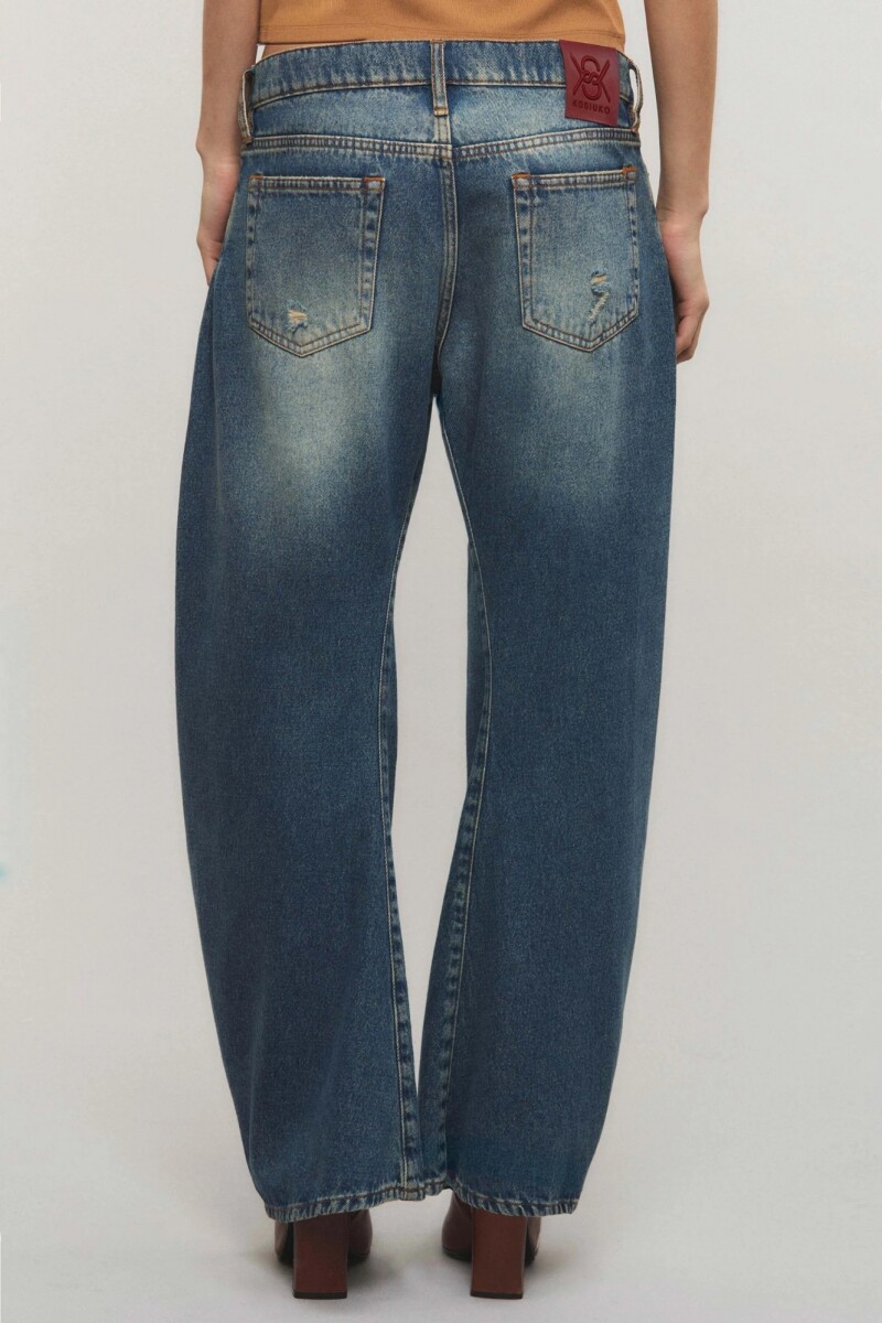 JEANS TWISTER VINTAGE Azul