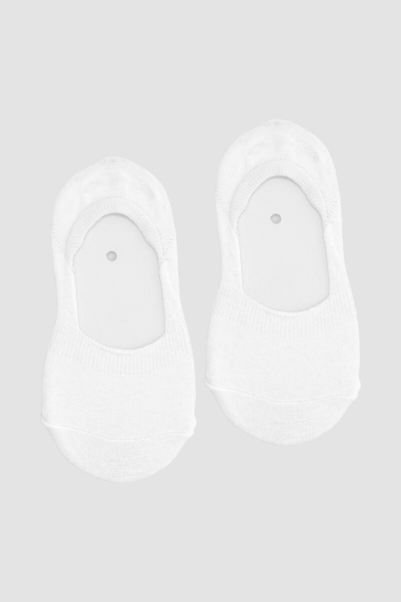 Medias invisibles para niños Blanco