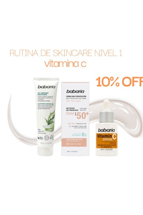 Rutina de skincare NIVEL 1 Vitamina C