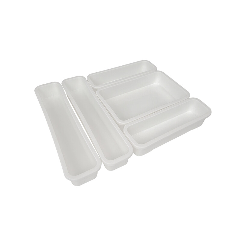 Organizador de cajones 5 piezas BLANCO