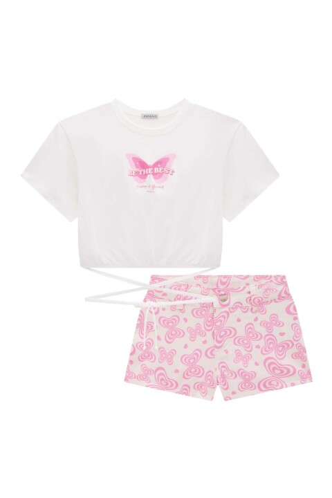 Conjunto Blusa y Short Mariposa Conjunto Blusa y Short Mariposa