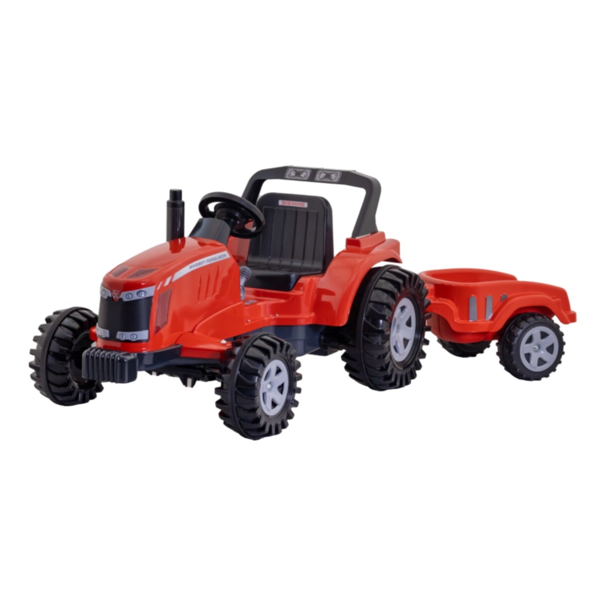 Tractor Infantil Biemme Massey Ferguson con Carro 