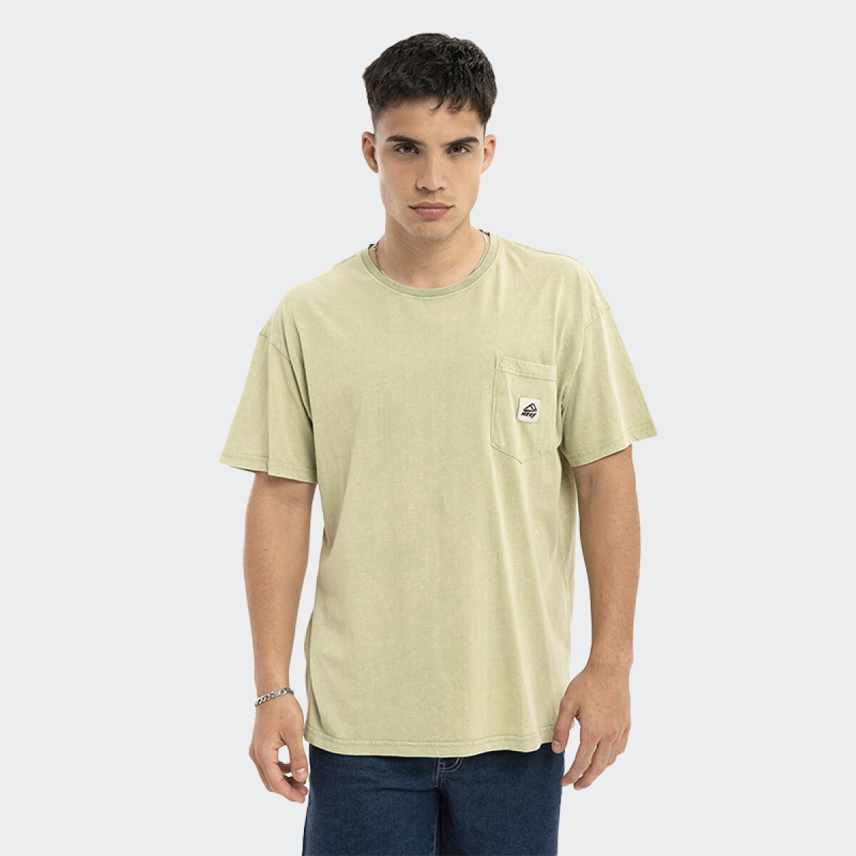 Remera Reef Oversize Pocket - Verde 