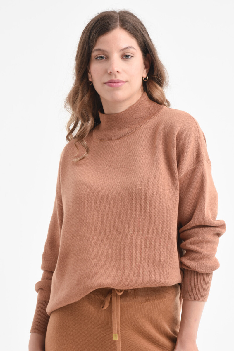 Sweater relax Camel
