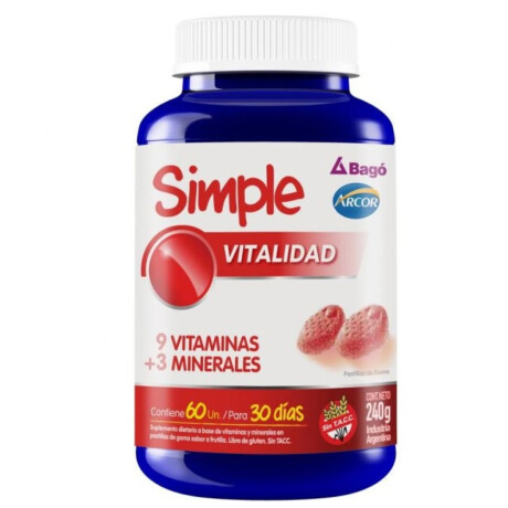 Simple Vitalidad 60 Unidades Simple Vitalidad 60 Unidades