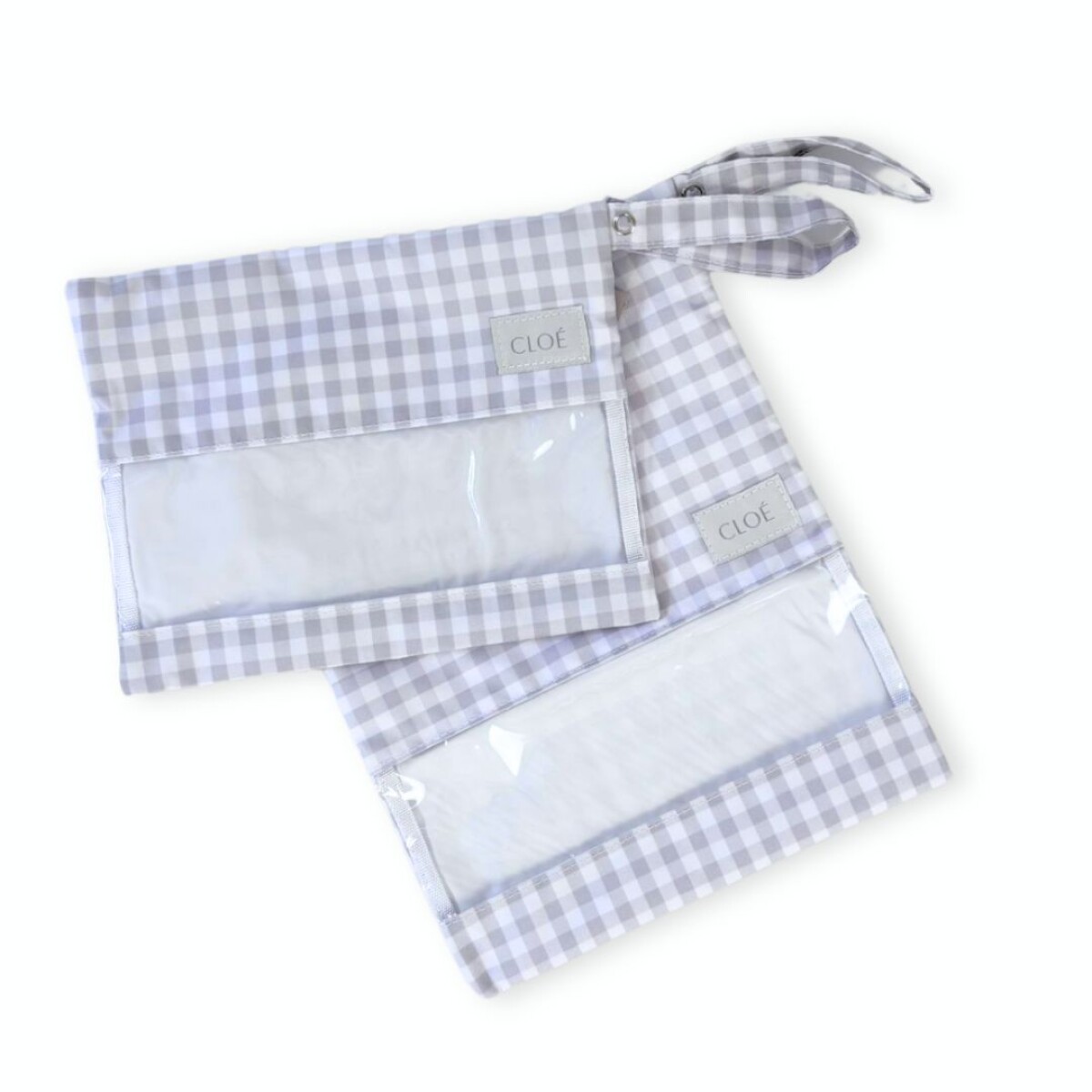 Bolsita Set Impermeable - Vichy Gris 