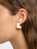 Aros Rectangulares Efecto Piedra beige