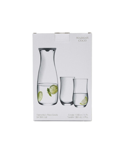 SET BOTELLA + 4 VASOS MADAME COCO SET BOTELLA + 4 VASOS MADAME COCO