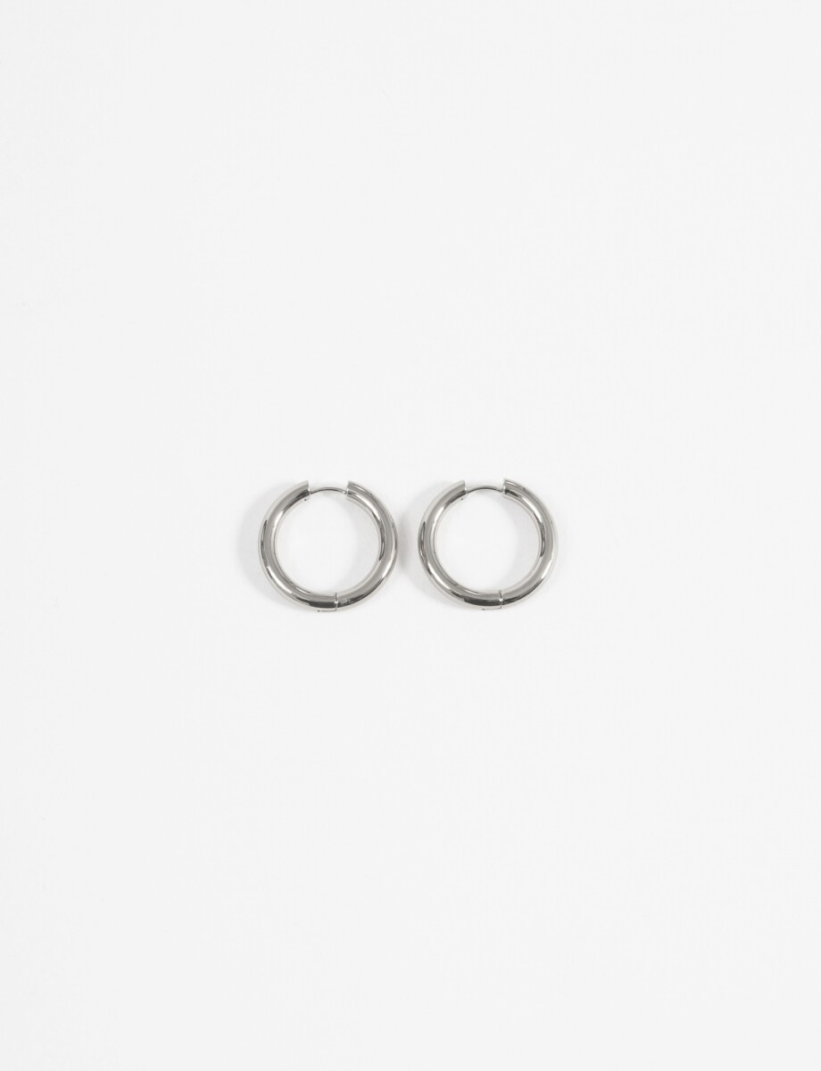 Aros Alamo - XXL - plateado 