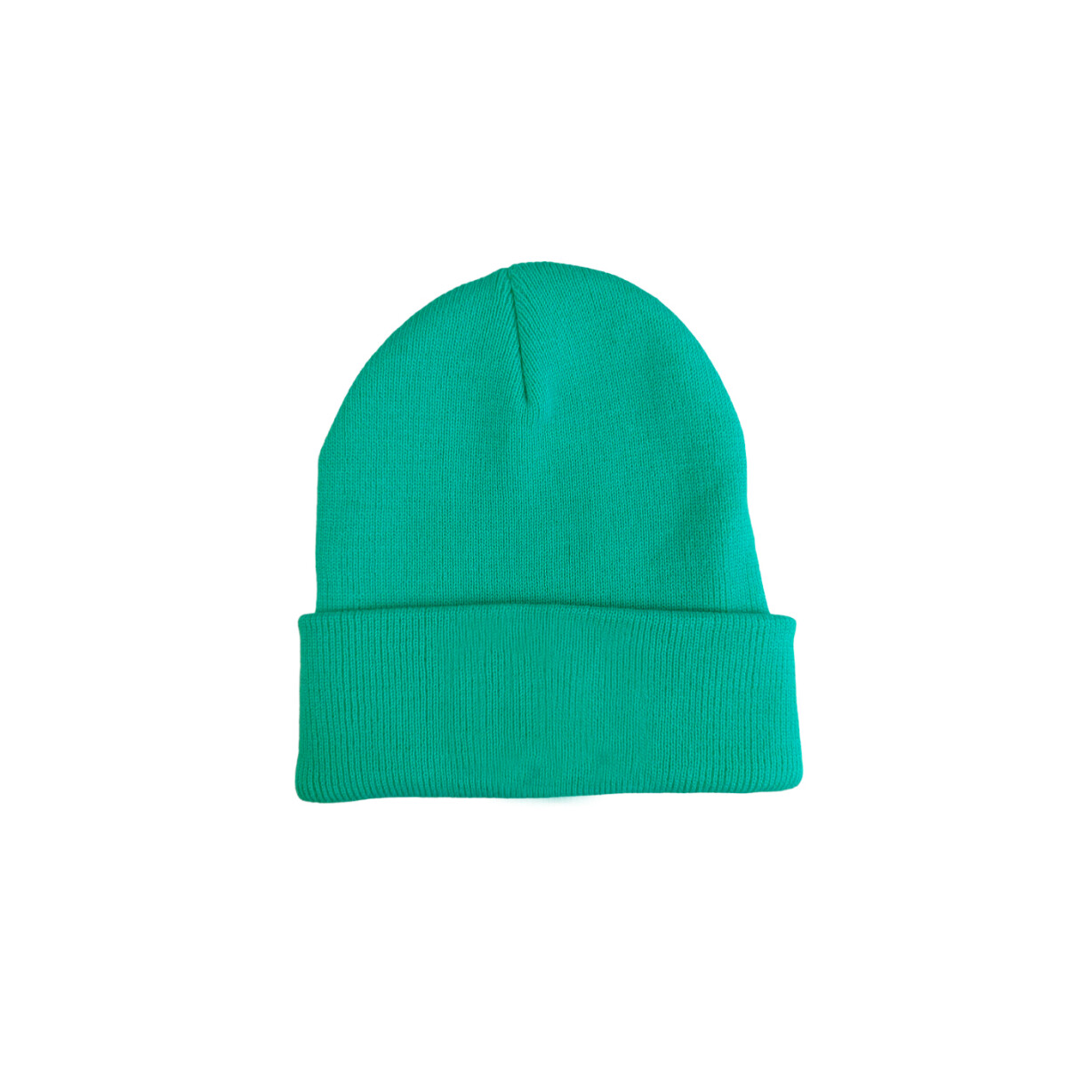 Gorro de lana liso - Verde 