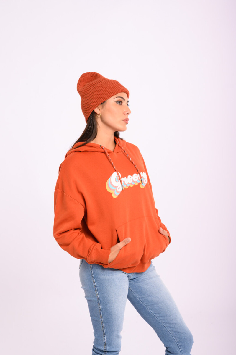 Gorro tejido invierno Naranja