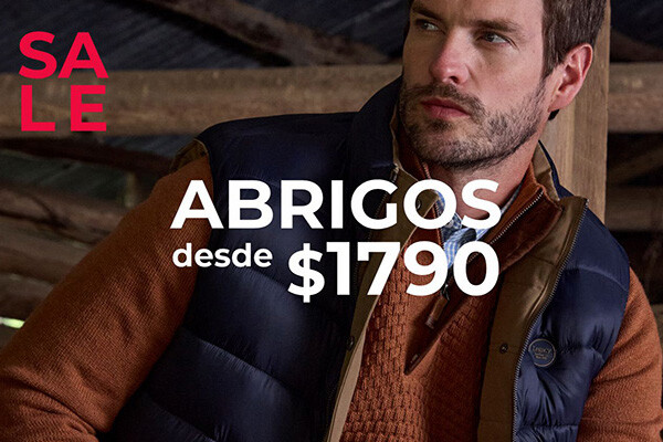 Abrigos en sale desde $1790