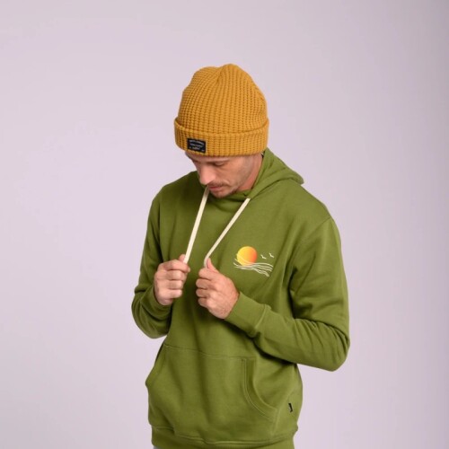 Gorro Hombre Tejido Canva Mostaza