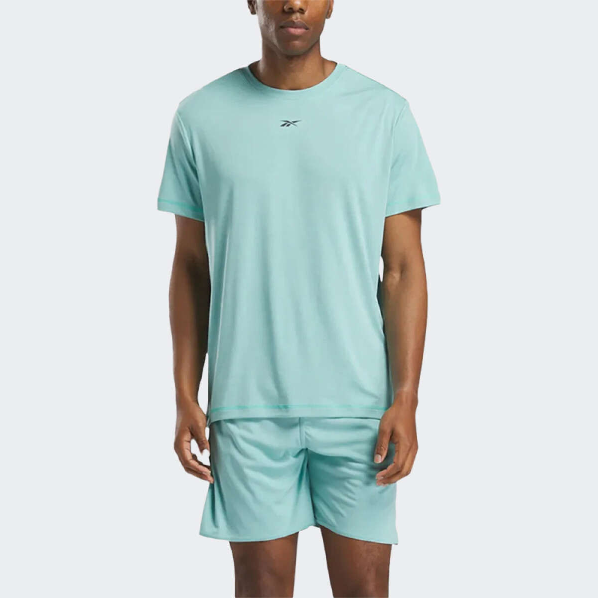 Remera Reebok Train Melange - Verde 