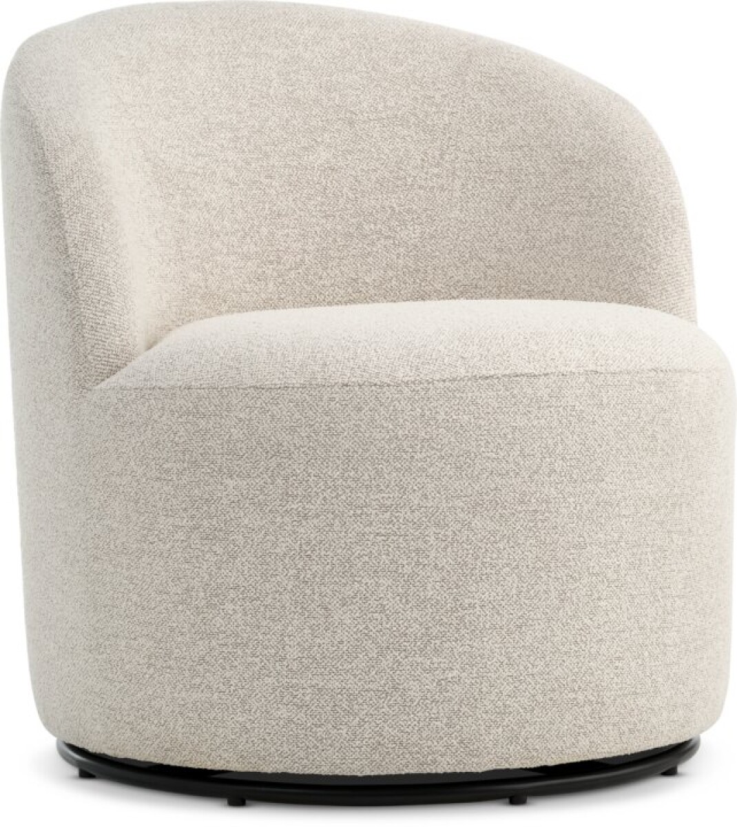 Sillón lounge ANDRUP giratorio beige 