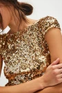 CAMISETA LATE LAST NIGHT Oro