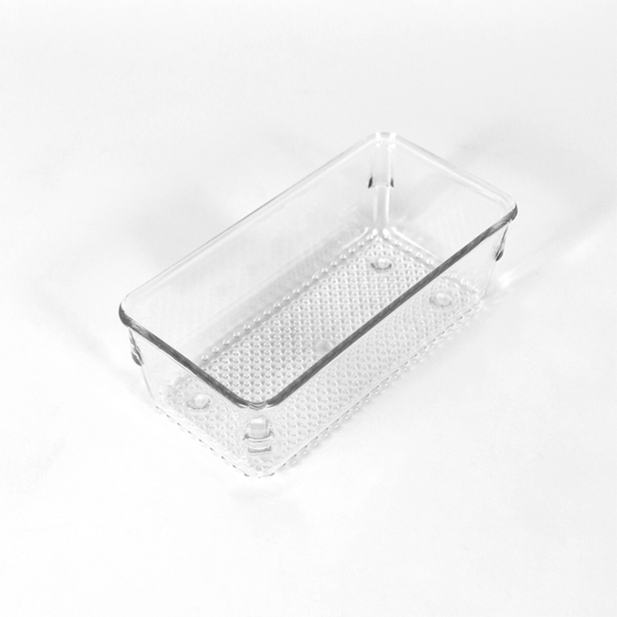ORGANIZADOR RECT ACRIL TRANSP 15.5X8X5CM 