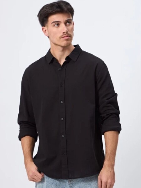 CAMISA N. SAILS 10702 M.L faro NEGRO